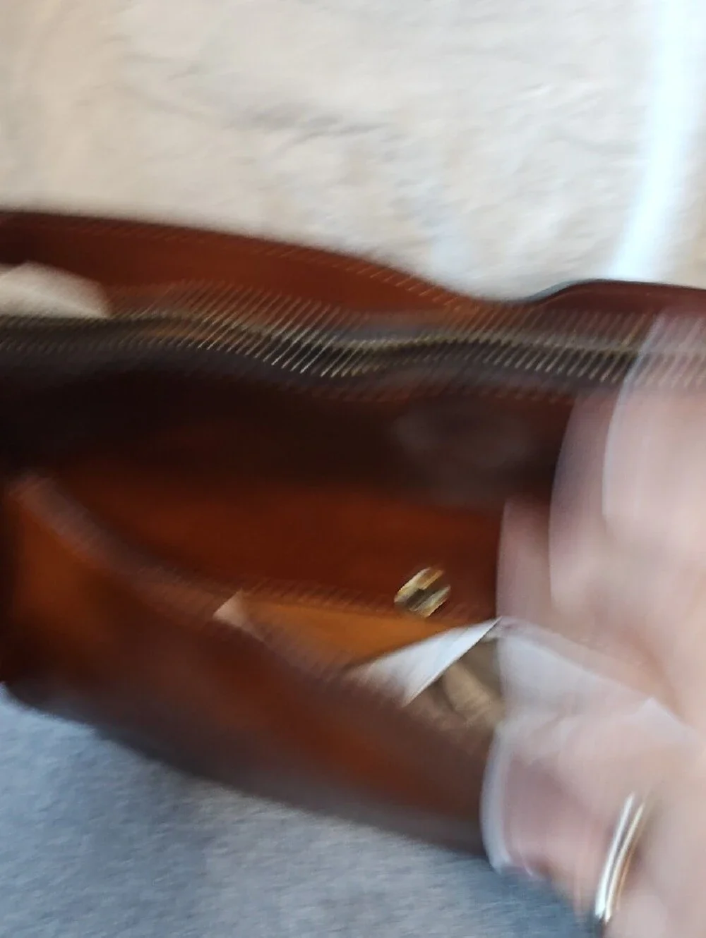 Patricia Nash Saddle Shoulder Bag in Cognac Brown And Detachable Crossbody Strap